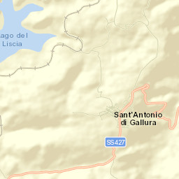 Sant'Antonio di Gallura Street Map