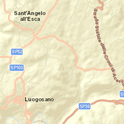 Luogosano Street Map