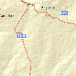 Frigento Street Map