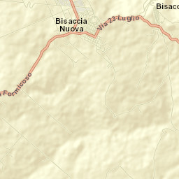 Bisaccia Street Map