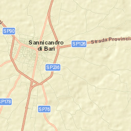 Sannicandro di Bari Street Map