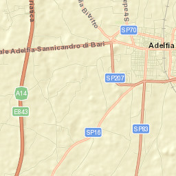 Adelfia Street Map