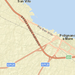 Polignano a Mare Street Map