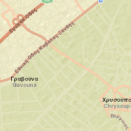 Chrysoúpolis Street Map