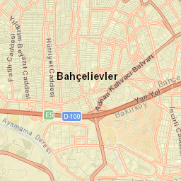 Bakırköy Street Map