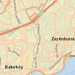 Zeytinburnu Street Map