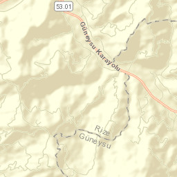 Güneysu Street Map