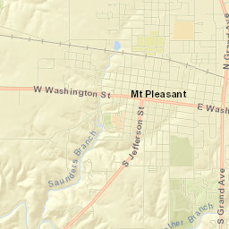 101-199 South Main Street, Mount Pleasant, IA Street Map