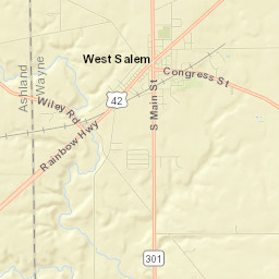 West Salem Street Map