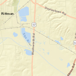 Rittman Street Map