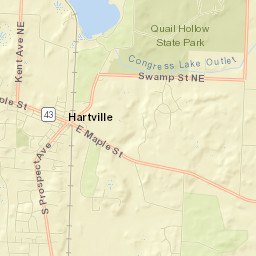 Hartville Street Map