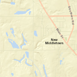 New Middletown Street Map