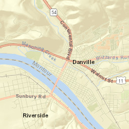 Danville Street Map