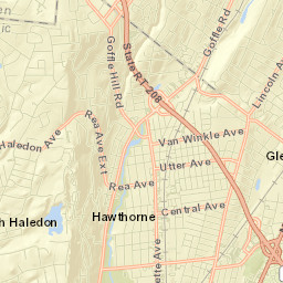 Hawthorne Street Map