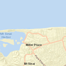 Miller Place Street Map