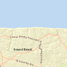 Sound Beach Street Map