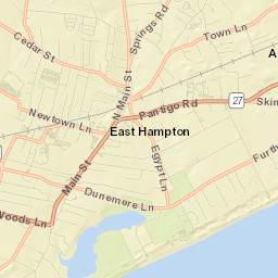 East Hampton Street Map