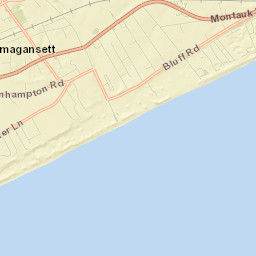 Amagansett Street Map