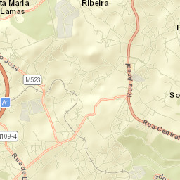 São João de Ver Street Map