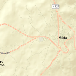 Mêda Street Map