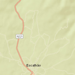 Escalhão Street Map