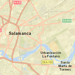 Santa Marta de Tormes Street Map