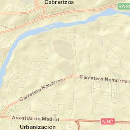 Cabrerizos Street Map