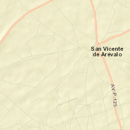 San Vicente de Arévalo Street Map