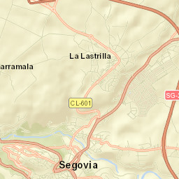 Segovia Street Map
