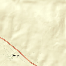 Selas Street Map