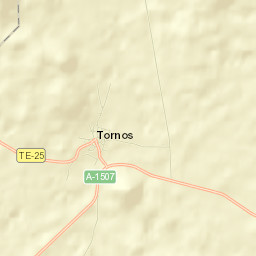 Tornos Street Map