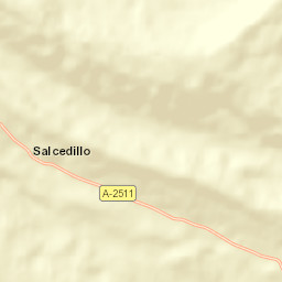 Salcedillo Street Map