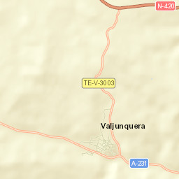 Valjunquera Street Map