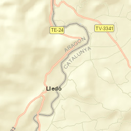 Lledó Street Map