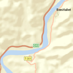 Benifallet Street Map