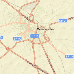 Conversano Street Map