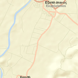 Exaplátanos Street Map