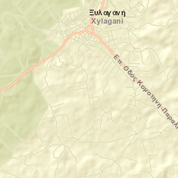 Xylaganí Street Map