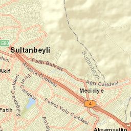Sultanbeyli Street Map