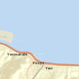 Piraziz İlçesi Street Map