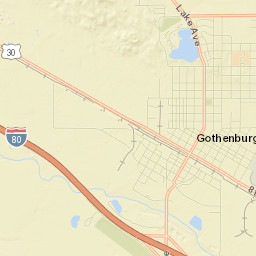 Gothenburg Street Map