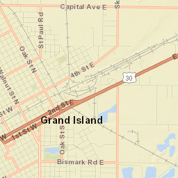 145-181 North Wheeler Avenue, Grand Island Street Map