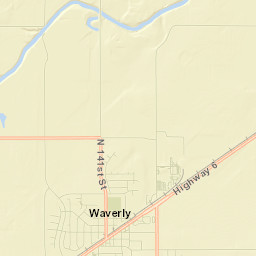 Waverly Street Map