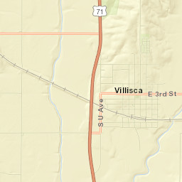 Villisca Street Map