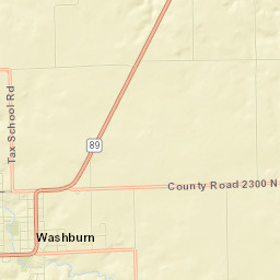 Washburn Street Map