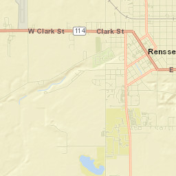 Rensselaer Street Map