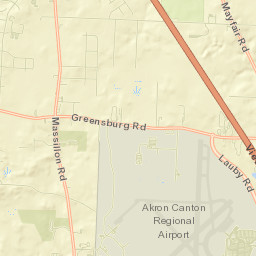 Greensburg Street Map