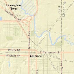 Alliance Street Map