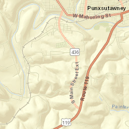 Punxsutawney Street Map