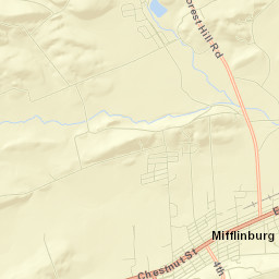 Mifflinburg Street Map